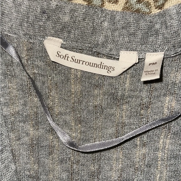 SOFT SURROUNDINGS Medium Petite open cardigan - Picture 4 of 5